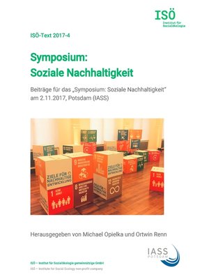cover image of Symposium--Soziale Nachhaltigkeit